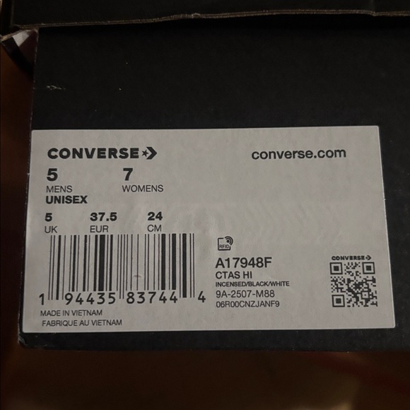 Converse High Top Sneakers - Leopard Brown & Black - Picture 5 of 5